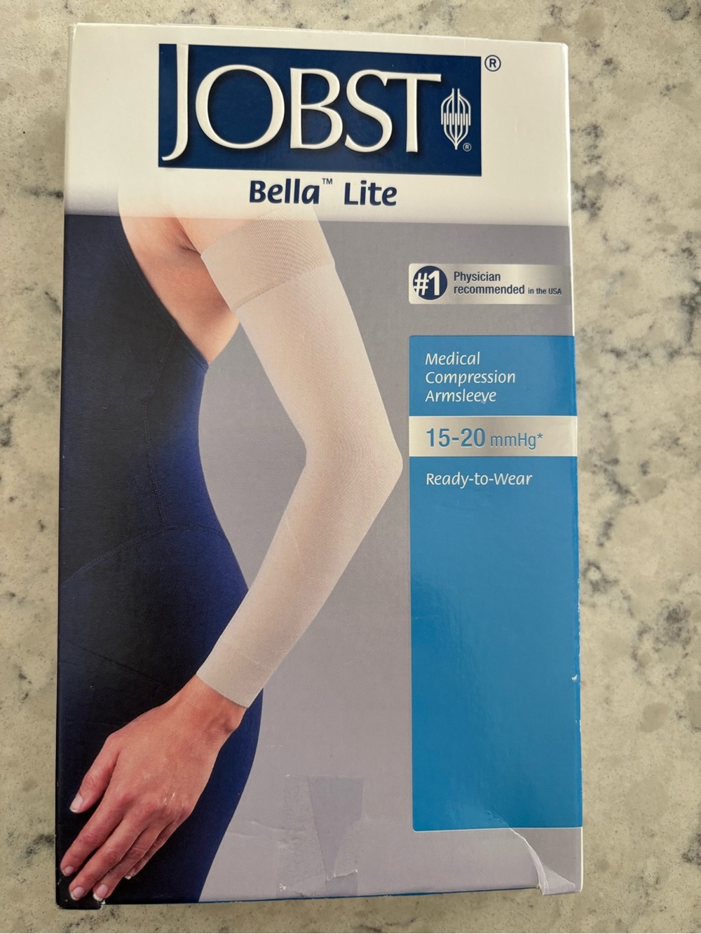 Jobst Bella Lite Compression Sleeve 15-20 Mmhg Armsleeve Medium Long Beige